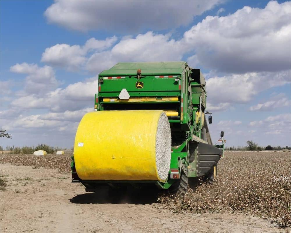cotton bale wrap application 3